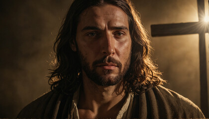 A portrait of Jesus Christ. Son of Man
