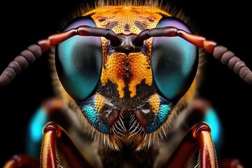 Alluring insect portraits - staged imagery depicting human-like expressions and mystery