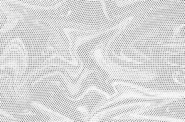 Abstract black and white psychedelic seamless marble pattern with hallucination swirls. Vector liquid monochrome acrylic texture. Flow art. Tie dye simple artistic effect.	