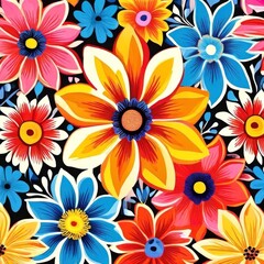 Fototapeta na wymiar the floral embroidered textile backdrop