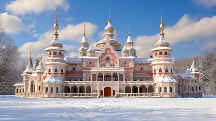 Palace of Tsar Alexey Mikhailovich in Kolomenskoye Mosque - obrazy, fototapety, plakaty