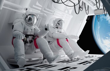 Group astronauts - 757780638