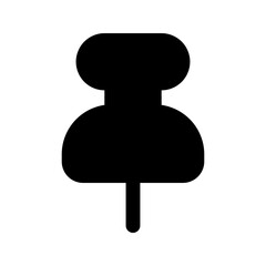 pin glyph icon