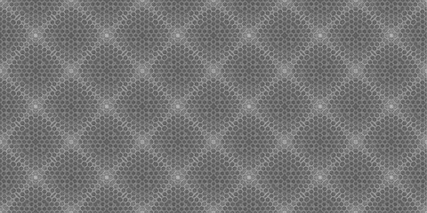 Vektor Grunge Texturen und Muster - Hexagon Waben Formen - Nahtlos Hintergrund