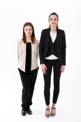 Portrait of two stylish Businesswomen.