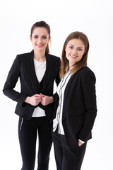 Portrait of two stylish Businesswomen.