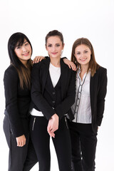 Portrait of three business women.