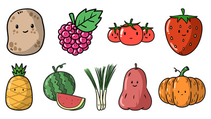 vegetables and fruits
