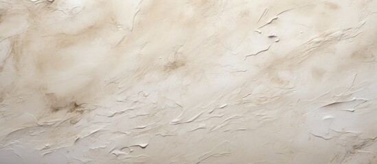 A closeup of a beige marbletextured wall covered in soil and chemical compounds, resembling a fluid...