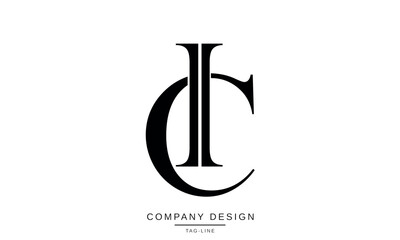 CI, IC Abstract Letters Logo Monogram Design Icon