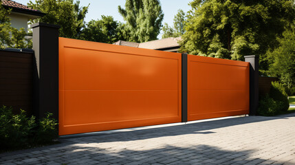 Remote controlled motorized gates for secure access