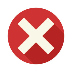 Obraz premium Cross Check Mark