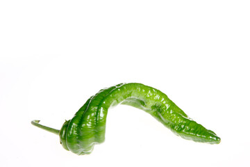 Chilies are isolated in white background