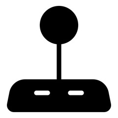 Controller icon for play and gaming concepts
