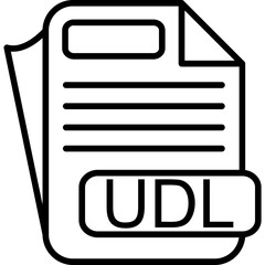 UDL File Format Icon