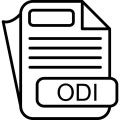 ODI File Format Icon
