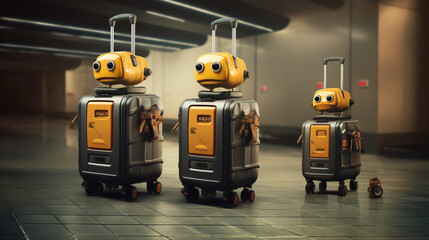 Robotic luggage handlers