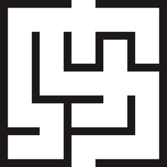 Fototapeta premium Simple Maze Geometric