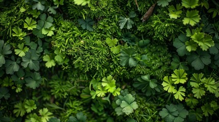 Close-Up of Lush Green Plant With Abundant Leaves
