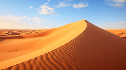 Sand dunes in the Sahara Desert Merzouga Morocco .. - obrazy, fototapety, plakaty