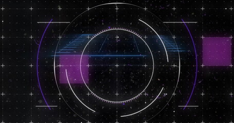 Image of scope scanning numbers changing and data processing