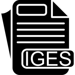 IGES File Format Icon