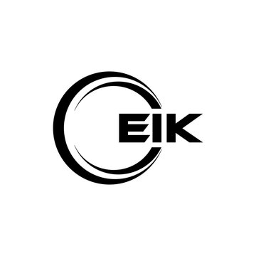 EIK Letter Logo Design, Inspiration for a Unique Identity. Modern Elegance and Creative Design. Watermark Your Success with the Striking this Logo.