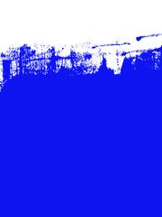 Pinsel Banner in blau mit grunge Kante