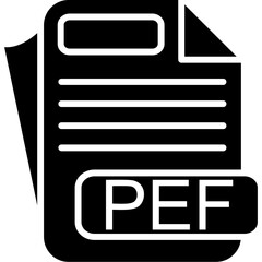 PEF File Format Icon