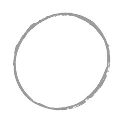 Handgemalter Kreis Hintergrund mit grauer Farbe