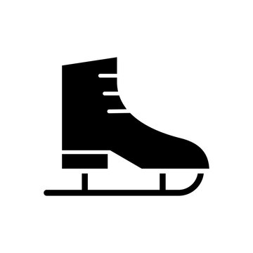 Skates icon vector. Ice Skate illustration sign. Figure skating symbol or logo.