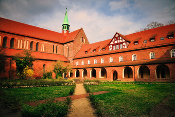 Lehnin Monastery in Brandenburg - Cloister - Church - Abbey - Germany  - Religion - Kloster