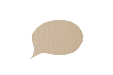 PNG, Cardboard, recycle concept, isolated on white background