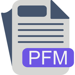 PFM File Format Icon