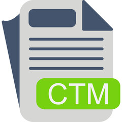 CTM File Format Icon
