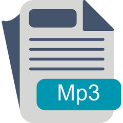 Mp3 File Format Icon
