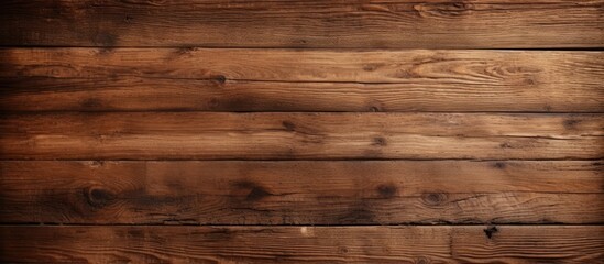 A close up of a brown hardwood plank wall with a blurred background, showcasing the beautiful wood grain pattern and durable building material