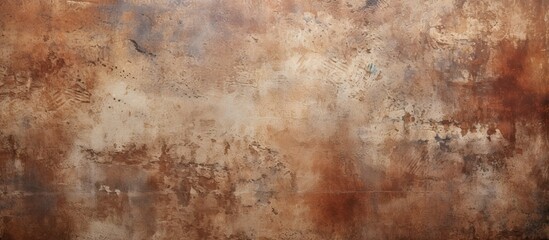 Fototapeta na wymiar A closeup photo showcasing the intricate pattern of a rusty brown wall texture, resembling the natural landscape with its earthy tones and rough, aged appearance