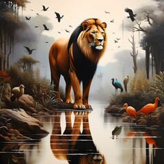 King Lion, King of the Jungle