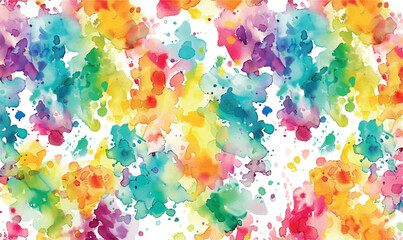 Fototapeta na wymiar abstract colorful watercolor background with splashes
