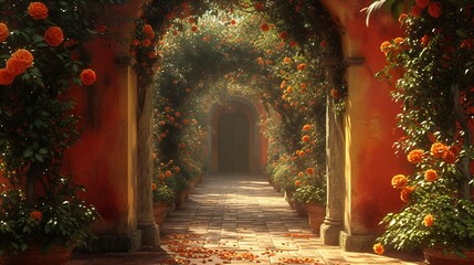 Fototapeta premium autumn in the park, beautiful autumn, fall leaves