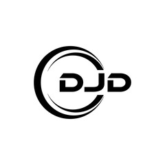 DJD Letter Logo Design, Inspiration for a Unique Identity. Modern Elegance and Creative Design. Watermark Your Success with the Striking this Logo.