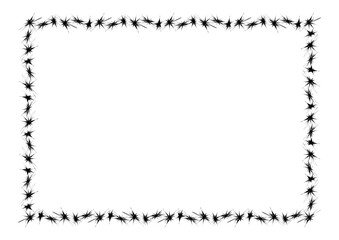 rectangle a4 frame, border frame graphic simple, art line frame