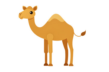 cartoon camel on a transparent background