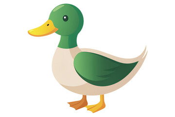 cartoon duck on a transparent background