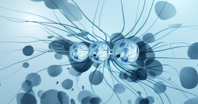 Titanium dioxide rotating molecular 3d structure ball-and-stick model, looped video e171