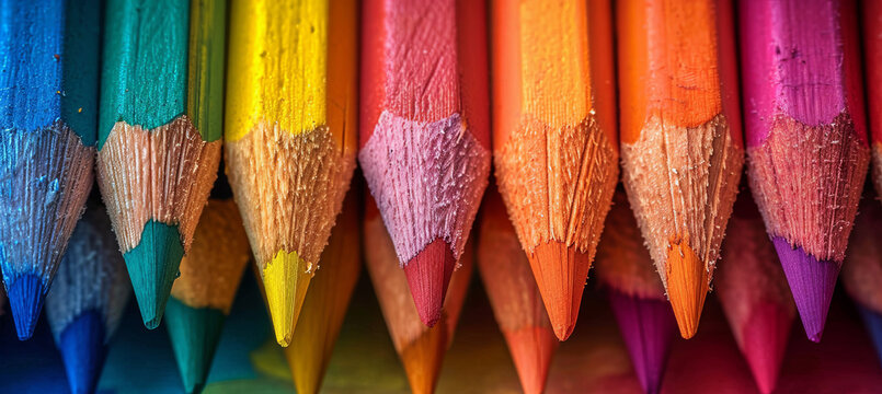 colorful pencil, school concept 