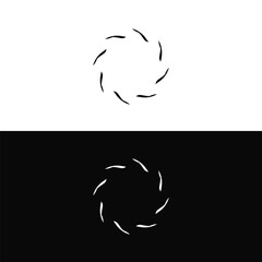 Circle different vector logo template illustration