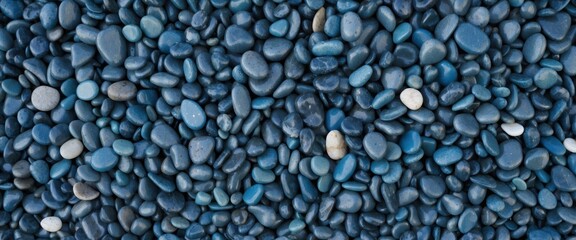 Fototapeta na wymiar Pure blue stone and gravel background with high quality photos.