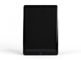 Black Tablet with Blank Screen - 3D Smart Object Design with Black Display for Mobile Phone or Tablet Website Presentation